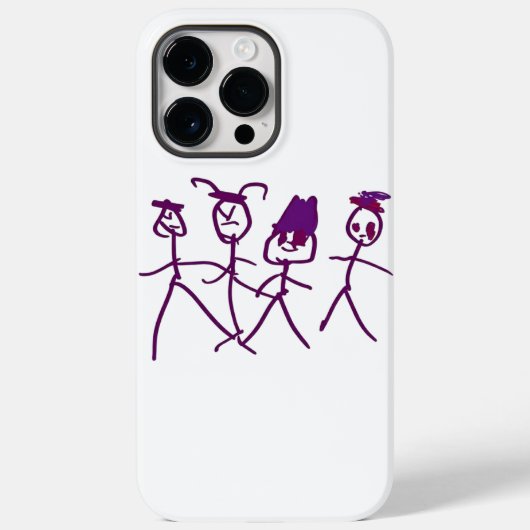 Coques Case-Mate iPhone Arte infantil exclusiva (Verso)