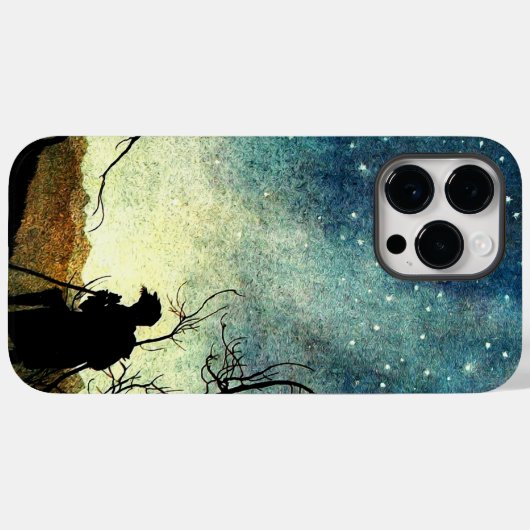 Coques Case-Mate iPhone Arthur Rackham Illustration Comus Starry Night (Verso (horizontal))