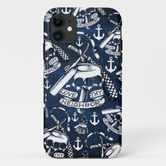 Etui iPhone Case-Mate Articulations en laiton et ancres de rockabilly