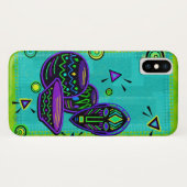 Coques Case-Mate iPhone Artifact African Pop Art (Dos (Horizontal))