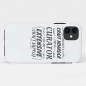 Coques Case-Mate iPhone Artisanat non pas Hoarder d'embarcation, Curateur  (Dos (Horizontal))