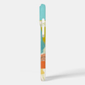 Coques Case-Mate iPhone Artiste de grenouille Turquoise personnalisée (Verso / Gauche)