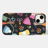 Coques Case-Mate iPhone Artistes Crochet et Knit (Verso (horizontal))