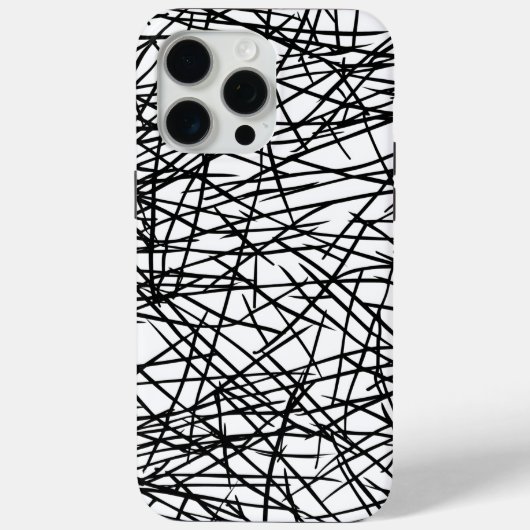 Coques Case-Mate iPhone Artistic Chaotic Line Scribble Design 🎨 (Verso)