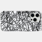Coques Case-Mate iPhone Artistic Chaotic Line Scribble Design 🎨 (Verso (horizontal))