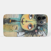 Coques Case-Mate iPhone ArtLady 1 Charme et angoissé (Dos (Horizontal))