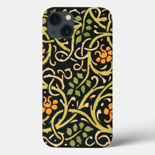Etui iPhone 13 Arts et artisanat vintage motif floral Roycroft