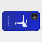 Coques Case-Mate iPhone Arts martiaux bleus (Dos (Horizontal))