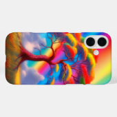 Coques Case-Mate iPhone Artsy Artsy Rainbow Tree (Verso (horizontal))
