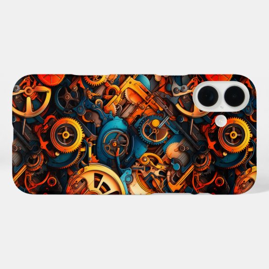 Coques Case-Mate iPhone Artsy Gears (Verso (horizontal))