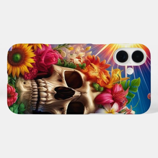 Coques Case-Mate iPhone Artsy Skull (Verso (horizontal))