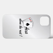 Coques Case-Mate iPhone As au-dessus du reste argent (Verso (horizontal))