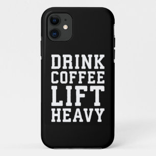Case-Mate iPhone Case Ascenseur Lourd, Boire Café - Funny Gym Motivation