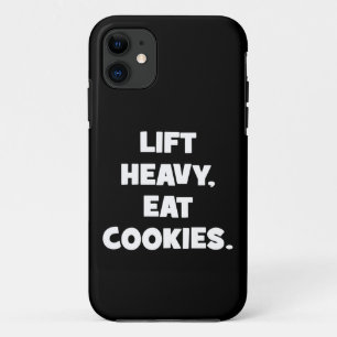 Case-Mate iPhone Case Ascenseur Lourds, Mangez Des Cookies - Drôle - Ent