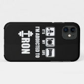 Coques Case-Mate iPhone Ascenseur, Manger, Sommeil - Addictif Au Fer - Ent (Dos (Horizontal))