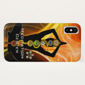 Coques Case-Mate iPhone ASCLEPIUS ROD,7 CHAKRAS YOGA LOTUS POSE Jaune (Dos (Horizontal))