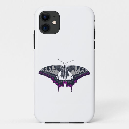 Coques Case-Mate iPhone Asexual Flag Swallowtail (Dos)
