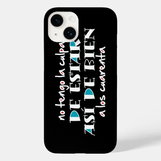 Coques Case-Mate iPhone Así de bien a los 40 (Verso)