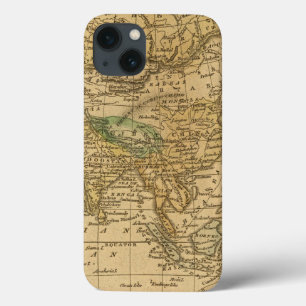 iPhone 13 Case Asia Map by Worcester