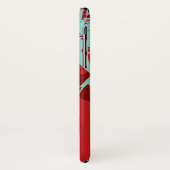 Coques Case-Mate iPhone Asiatique Oriental Chinois Bleu Bambou Feuille Zen (Dos/Gauche)