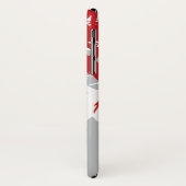 Coques Case-Mate iPhone Asiatique Oriental Chinois Rouge Bambou Feuille Co (Dos/Gauche)