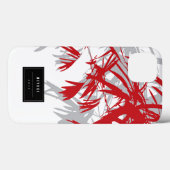 Coques Case-Mate iPhone Asiatique Oriental Chinois Rouge Bambou Feuille Co (Verso (horizontal))