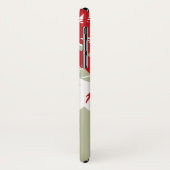 Coques Case-Mate iPhone Asiatique Oriental Chinois Rouge Bambou Feuille Co (Dos/Gauche)