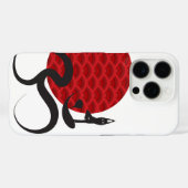 Coques Case-Mate iPhone Asiatique Red Sun Yoga & Moderne Zen Calligraphie  (Verso (horizontal))