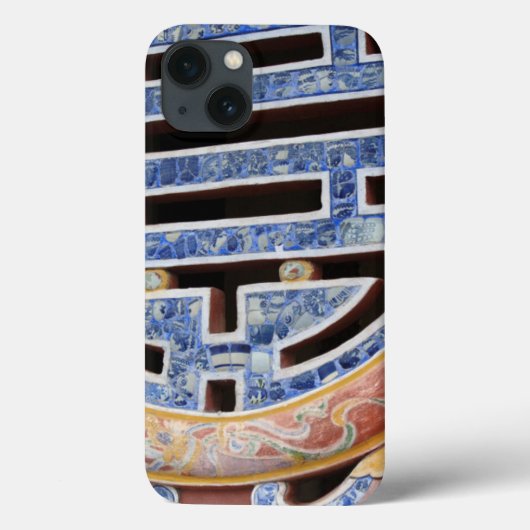 Coques Case-Mate iPhone Asie, Viêt Nam. Fenêtre décorée (Verso)