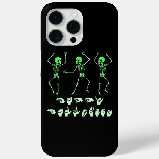Coques Case-Mate iPhone ASL Halloween Joyeux I - Saison Éffrayante (Verso)