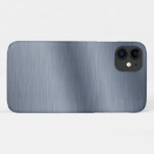 Coques Case-Mate iPhone Aspect en acier inoxydable brossé (Dos (Horizontal))