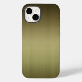 Coques Case-Mate iPhone Aspect en laiton brossé (Verso)