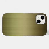 Coques Case-Mate iPhone Aspect en laiton brossé (Verso (horizontal))