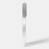 Coques Case-Mate iPhone Aspect en métal inoxydable brillant - Monogramme (Verso / Droite)