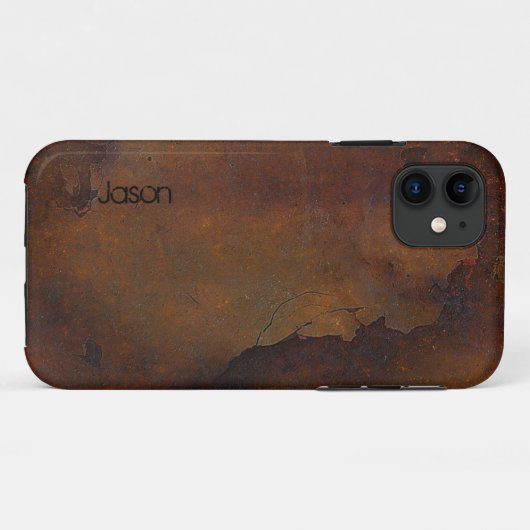 Coques Case-Mate iPhone Aspect fissuré et rusté (Dos (Horizontal))