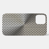 Coques Case-Mate iPhone Aspect Métal Perforé Teinté Doré  (Verso (horizontal))