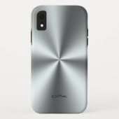 Coques Case-Mate iPhone Aspect métallique en acier inoxydable (Dos)