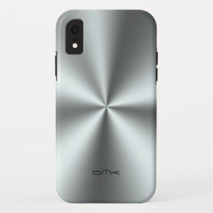 Case-Mate iPhone Case Aspect métallique en acier inoxydable