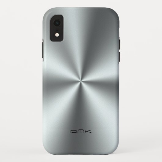 Coques Case-Mate iPhone Aspect métallique en acier inoxydable (Dos)