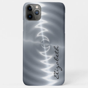 Case-Mate iPhone Case Aspect métallique en acier inoxydable