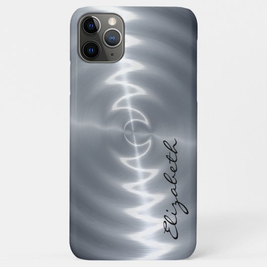 Coques Case-Mate iPhone Aspect métallique en acier inoxydable (Dos)