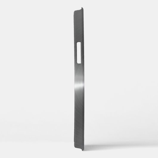 Coques Case-Mate iPhone Aspect métallique en acier inoxydable Chrome (Verso / Droite)