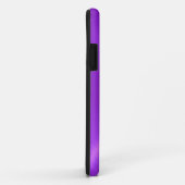 Coques Case-Mate iPhone Aspect métallique en acier inoxydable violet (Dos/Droite)