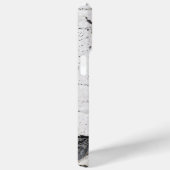 Coques Case-Mate iPhone Aspen blanc trempé photo d'écorce d'arbre texturé (Verso / Droite)