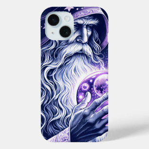 Coque Pour iPhone 15 Assistant Boule de cristal de regard de l'espace c