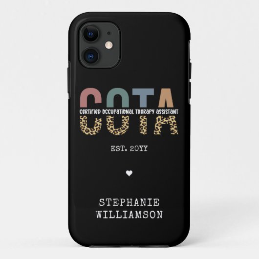 Coques Case-Mate iPhone Assistant en ergothérapie certifié COTA (Dos)