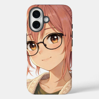 Coques iPhone 16 Aster™ Cute Aesthetic Girl iPhone 16 Case Cozy Vib