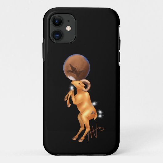 Coques Case-Mate iPhone Astro Aries Mars Zodiac (Dos)