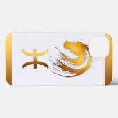 Coques Case-Mate iPhone Astrologie chinoise et occidentale des Pisces Hors (Verso (horizontal))