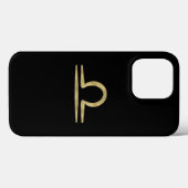 Coques Case-Mate iPhone Astrologie de la naissance de septembre octobre LI (Verso (horizontal))